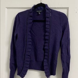 XS Banana Republic Dark Purple Cardigan